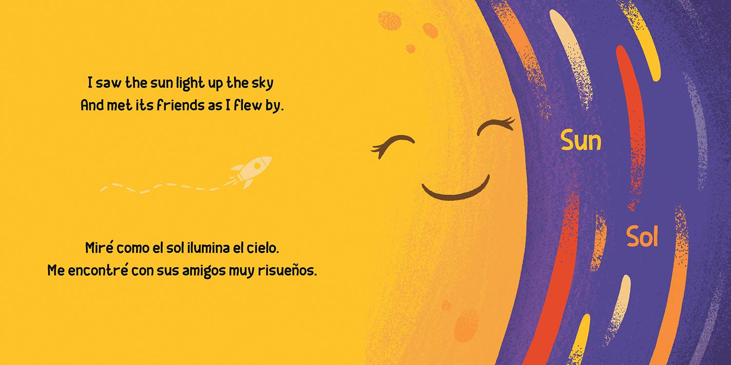 The Solar System with - El Sistema Solar con Ellen (English and Spanish Edition)